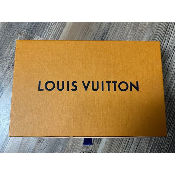 Louis Vuitton Orange Box 9"x5.75"x2.25" Empty Box - Picture 1 of 2